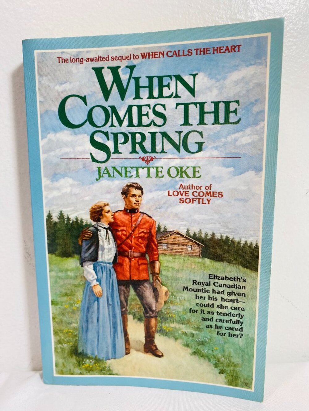 Janette Oke's Canadian West Series Book 2 "When Comes The Spring" 1985 SC VGUC